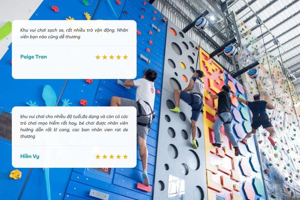 Khu nhảy trampoline năng động, giúp bé vận động khỏe mạnh và vui hết mình (Nguồn: Internet).